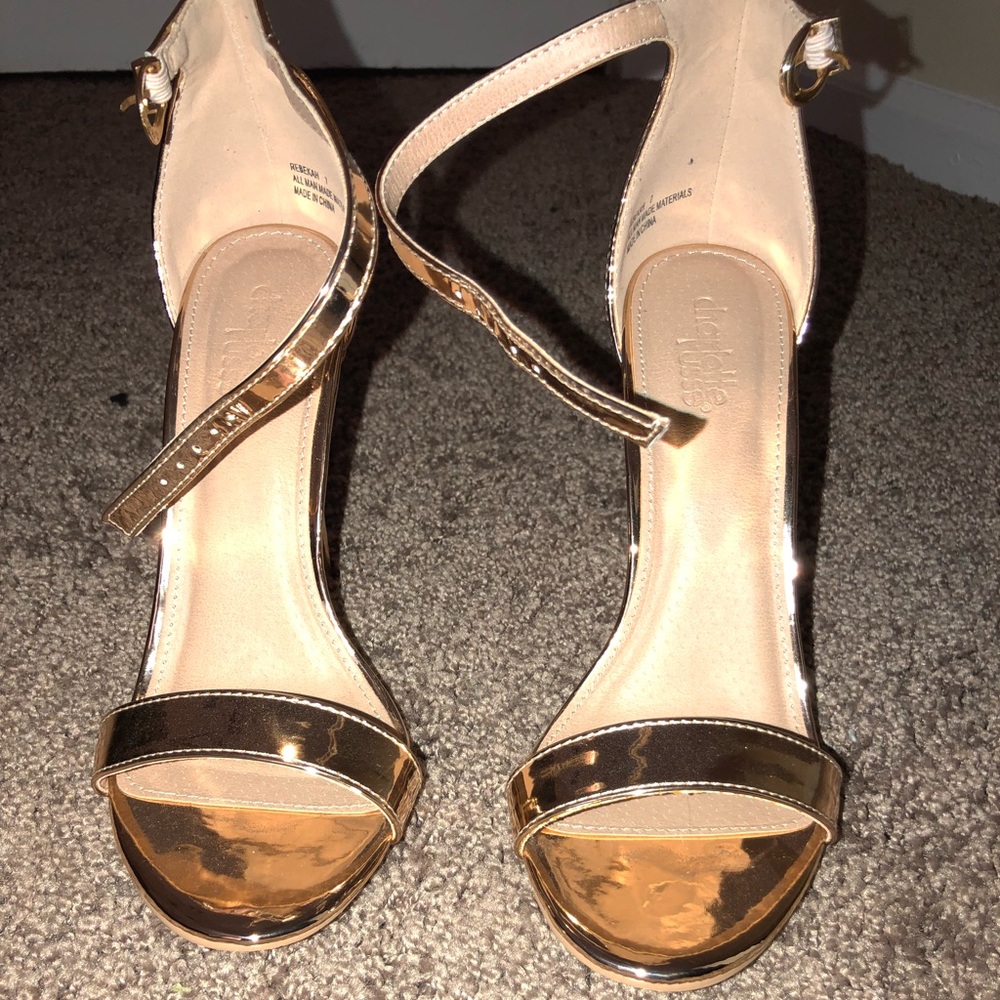 rose gold heels